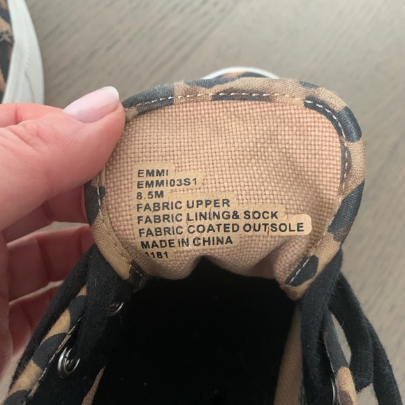 Steve Madden Emmi Leopard Print Platform Sneakers - Picture 14 of 16